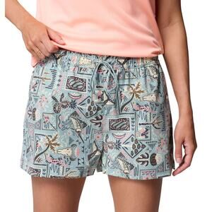 Columbia Women's PFG Rugged Water Printed Short Sz M